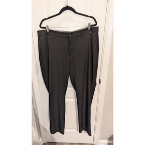 Travis Mathew‎ Golf Pants Men 40 (40x32) Black Flat Front  Stretch